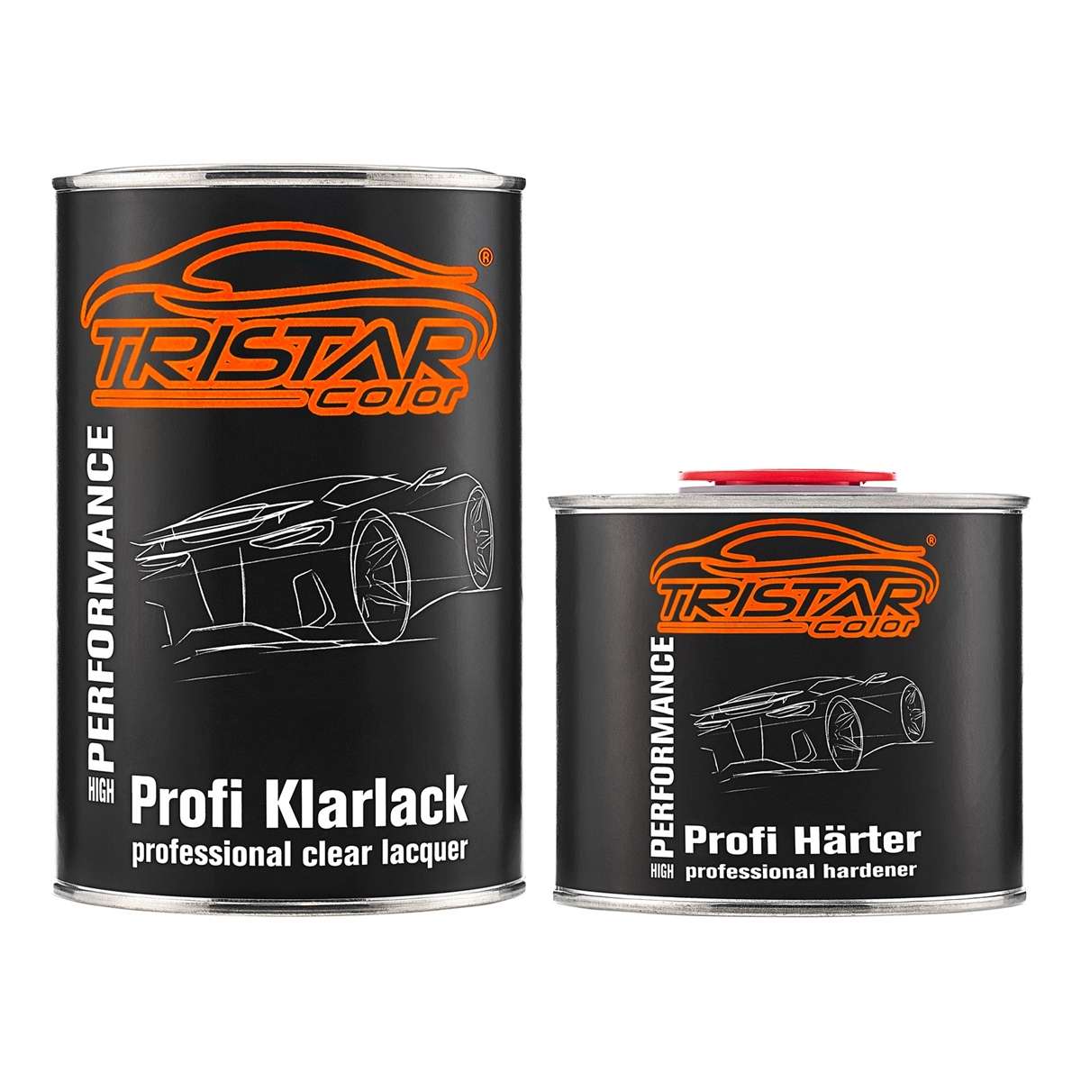 1,5 Liter 2K Klarlack Autolack hochglänzend HS incl. Härter TRISTARcolor